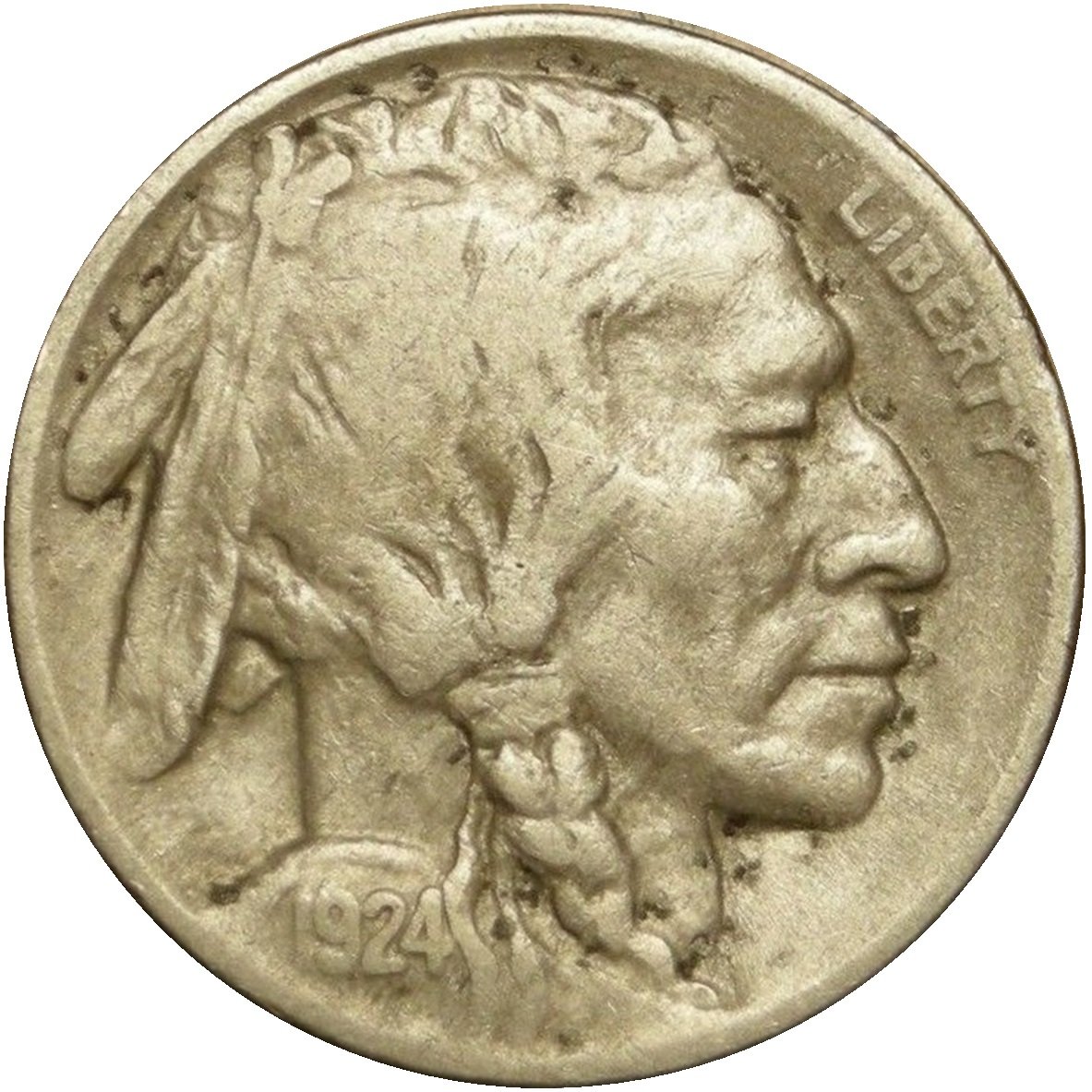 1924-D-5c-Buffalo-Nickel